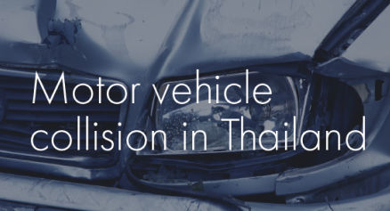 Motor vehicle collision in Thailand