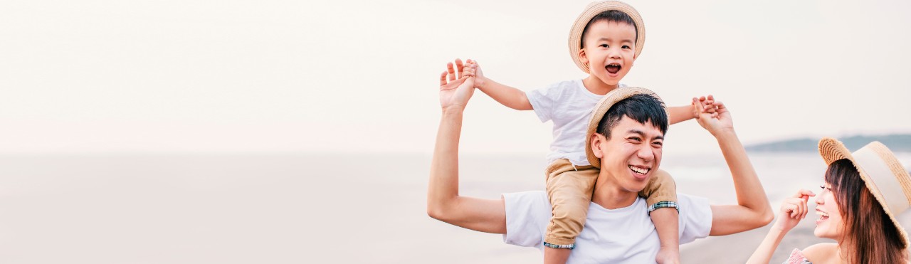 hero image for young family
